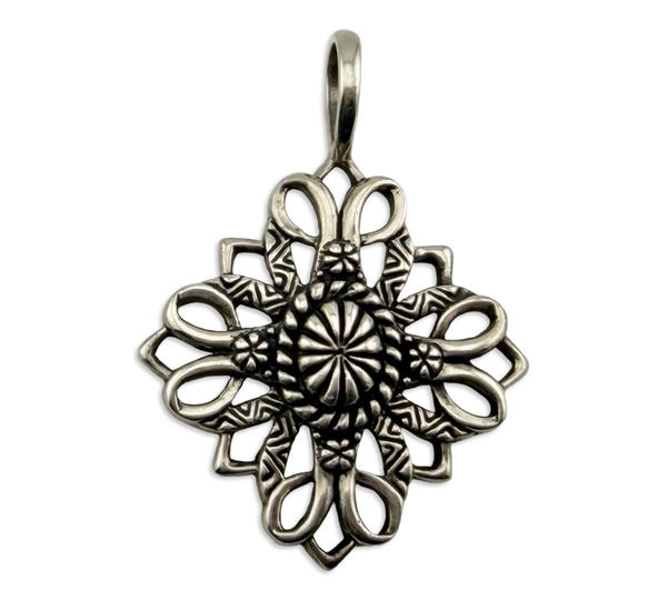 sterling silver Relios stoneless pendant