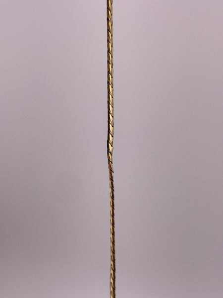 gold filled 20 1/2" flat chain necklace