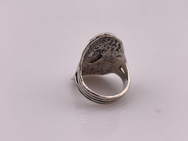 size 6.25 sterling silver stoneless bird ring