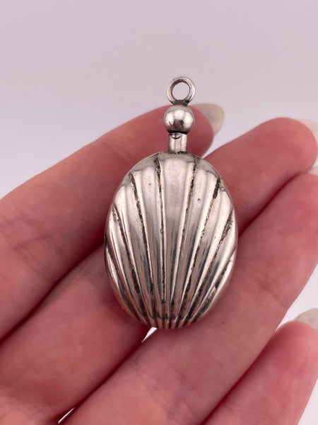 sterling silver perfume vial bottle pendant