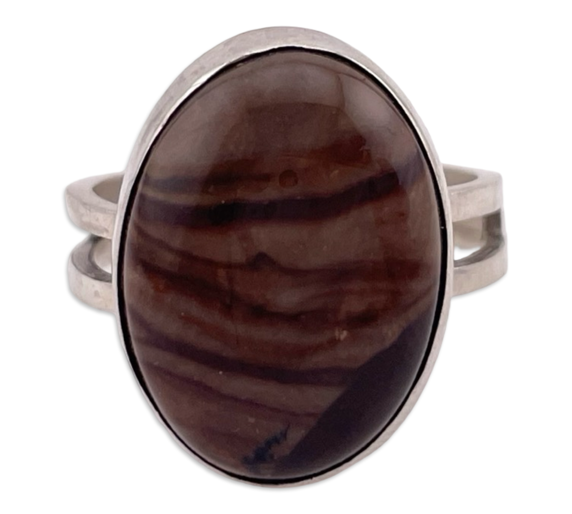 size 6.5 sterling silver jasper ring