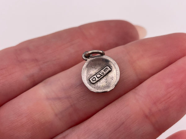 sterling silver soccer charm pendant