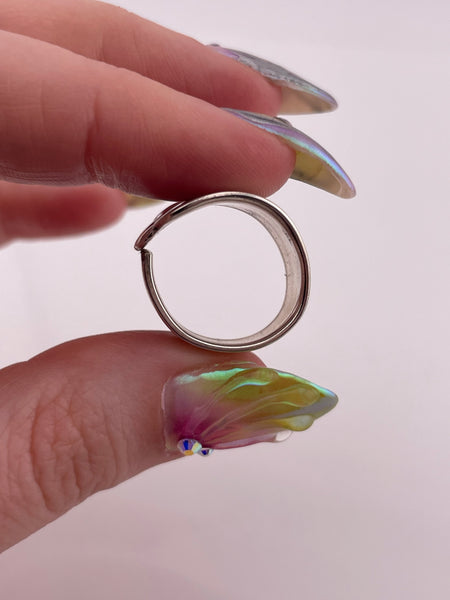size 5.5 sterling silver spoon ring