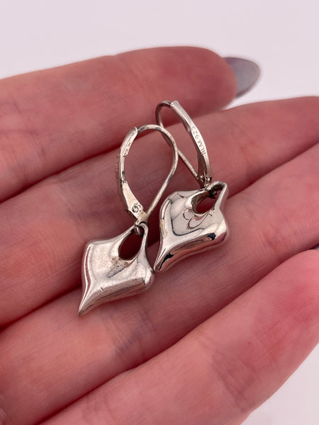 sterling silver Robert Lee Morris RLM Studio stoneless dangle earrings