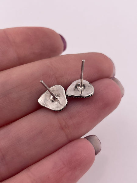 sterling silver turquoise post earrings