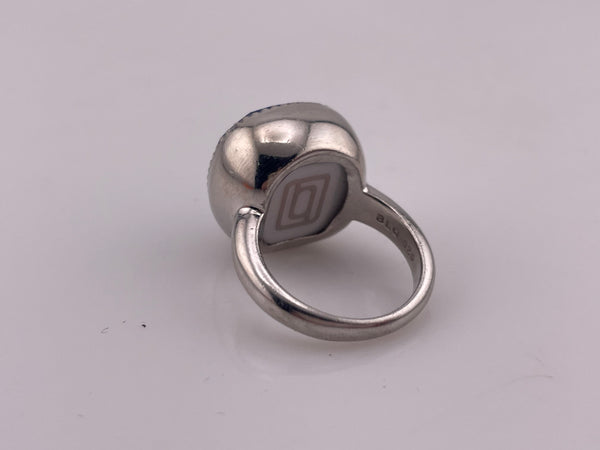 size 7.5 sterling silver blue aventurine ring