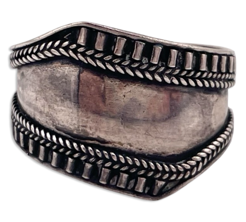 size 9.75 sterling silver stoneless ring