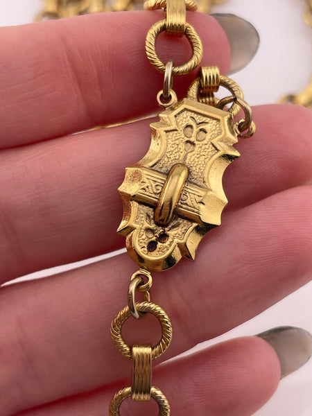 costume 1928 vintage faux pearl locket necklace