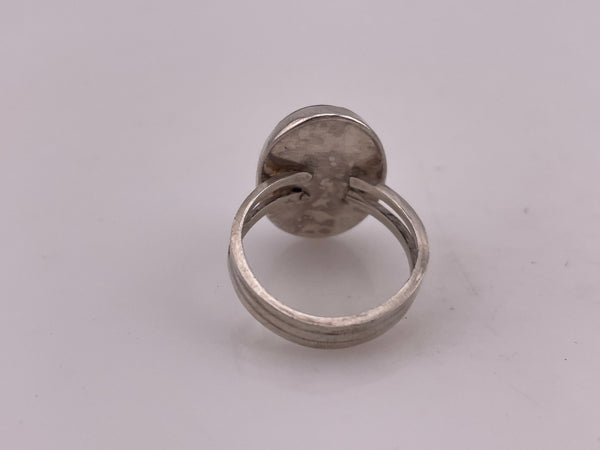 size 6.5 sterling silver jasper ring