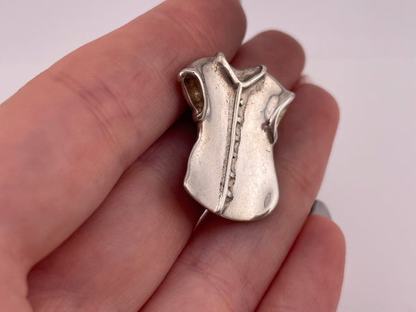sterling silver blouse shirt pendant