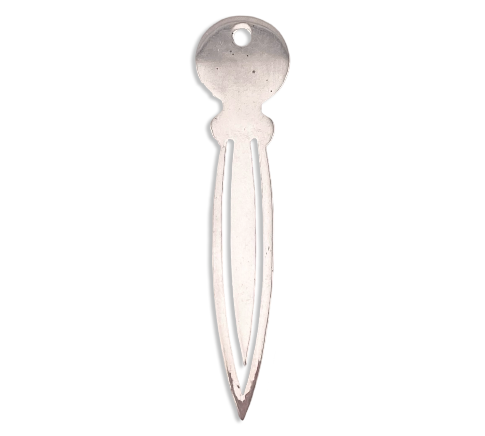 sterling silver basic bookmark