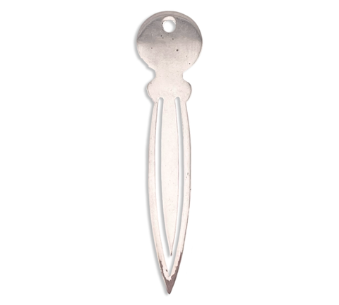 sterling silver basic bookmark