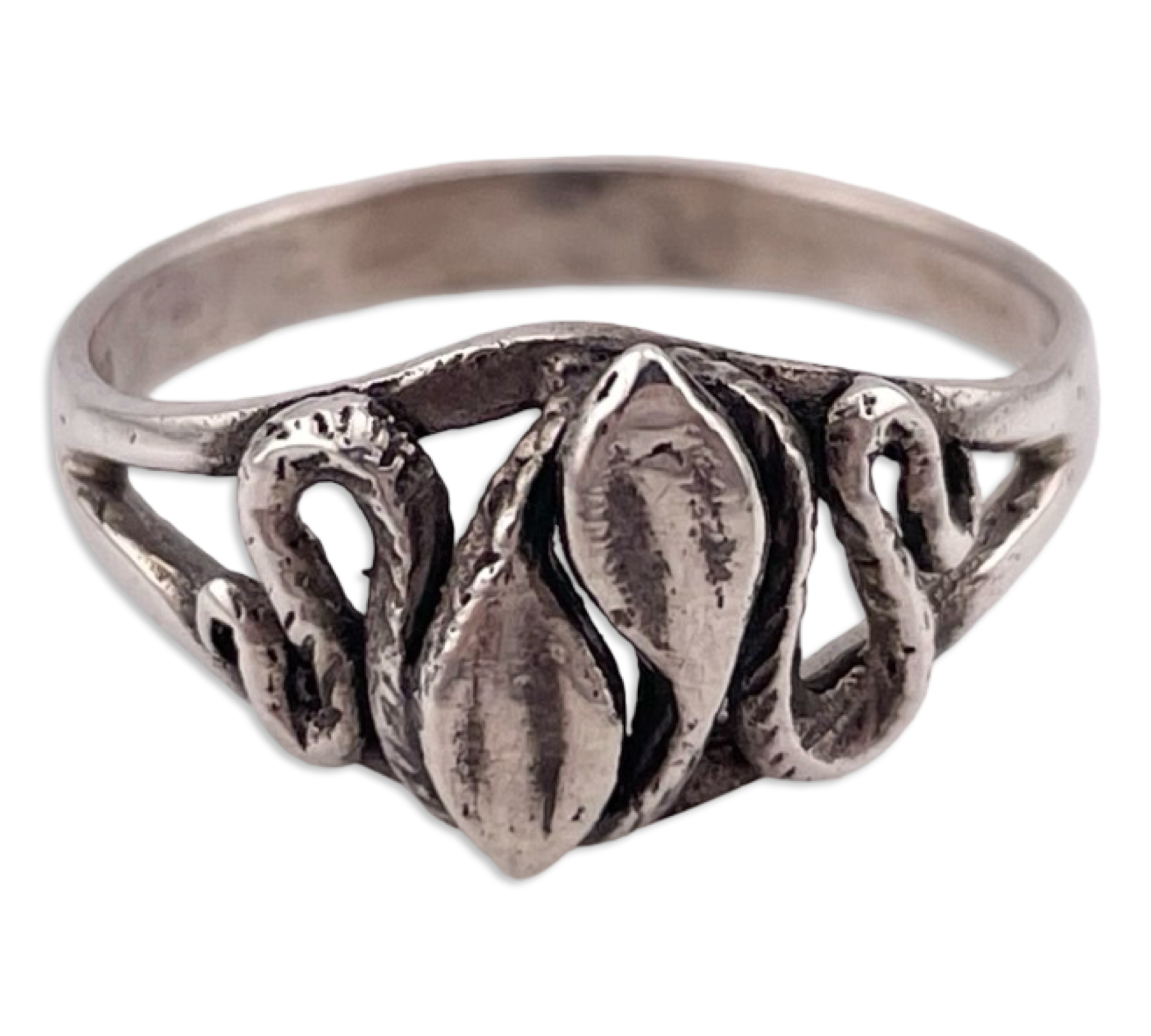 size 8.5 sterling silver snake ring