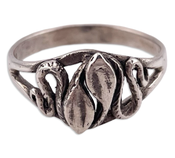 size 8.5 sterling silver snake ring