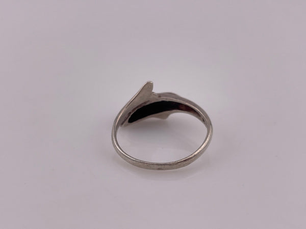 size 8.75 sterling silver dolphin ring