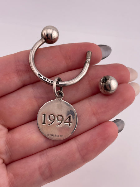 sterling silver Tiffany & Co Coca-Cola Fountain 1994 key ring