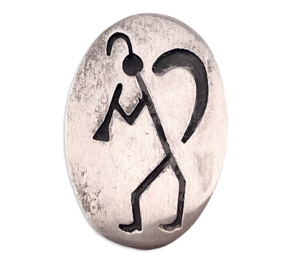 sterling silver Hopi brooch / pendant