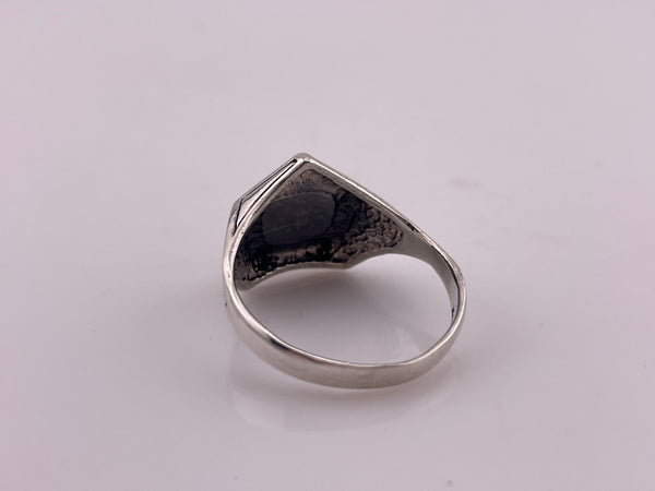 size 13 sterling silver pentagram star ring