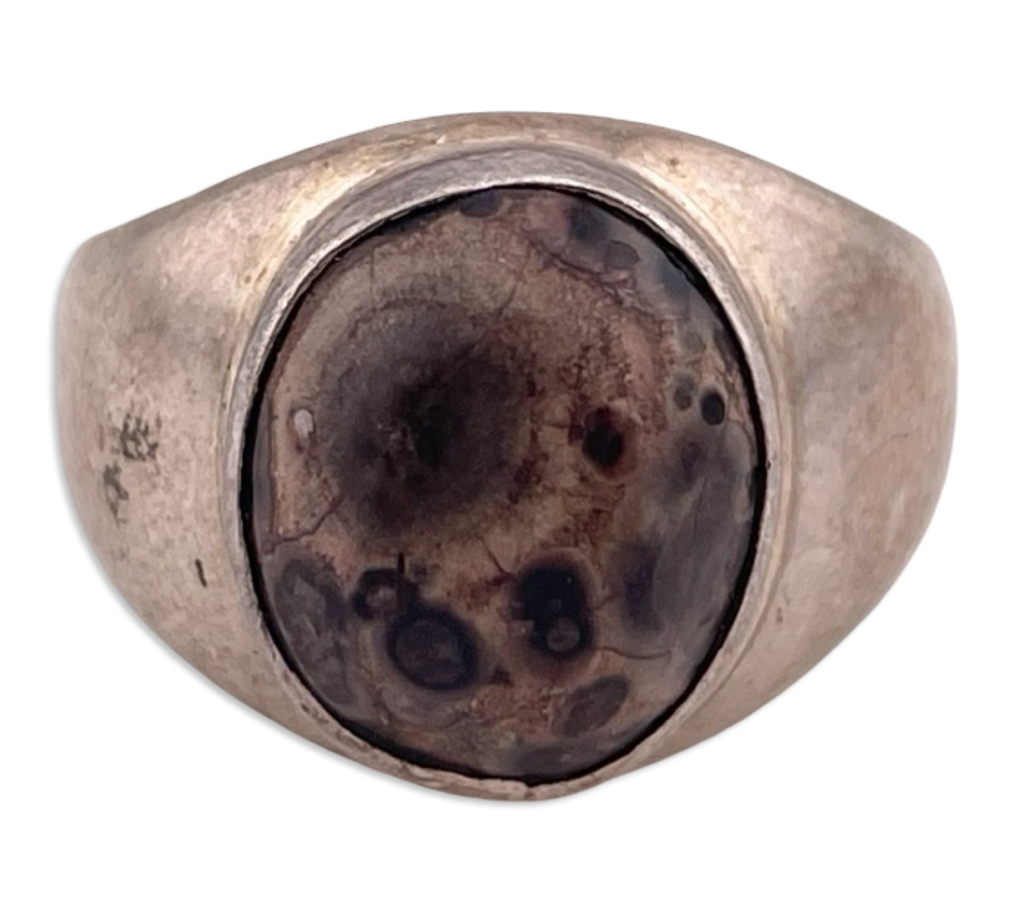 size 8.5 sterling silver jasper ring