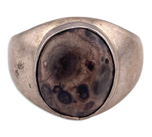 size 8.5 sterling silver jasper ring