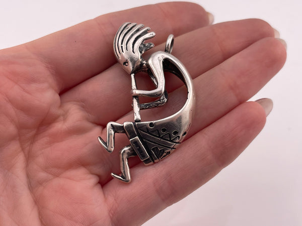 sterling silver Kokopelli pendant