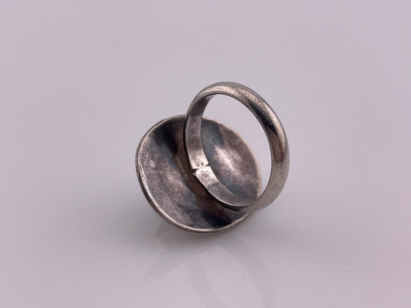 size 6.5 sterling silver green onyx ring