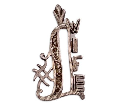 sterling silver #1 wife pendant