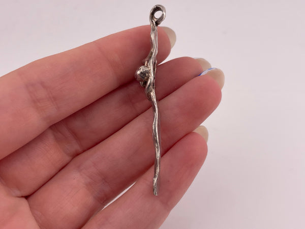 sterling silver kissing couple head shop spoon pendant