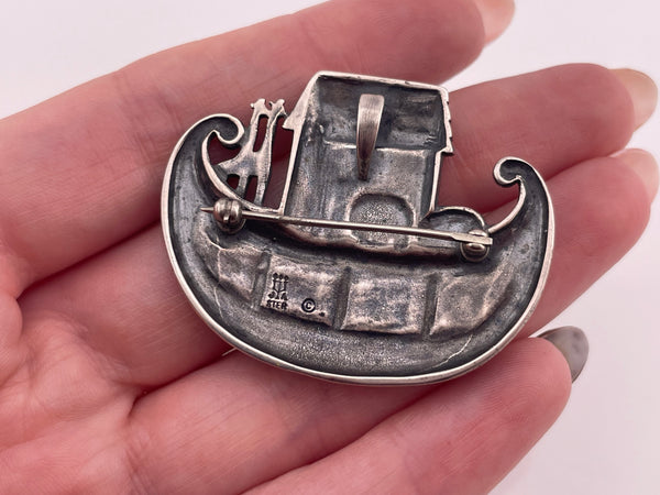 sterling silver James Avery Noah's Ark pendant brooch