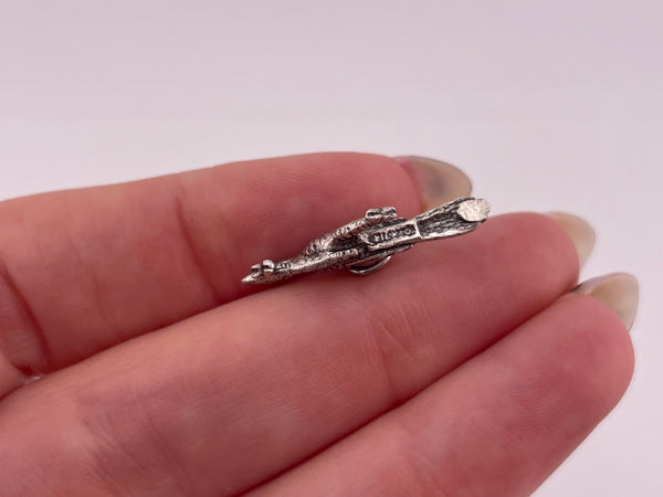 sterling silver roadrunner bird pendant