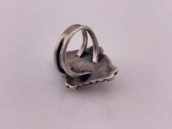 size 4.75 sterling silver turquoise ring