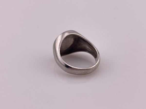 size 6.25 sterling silver 'SGV' initials ring