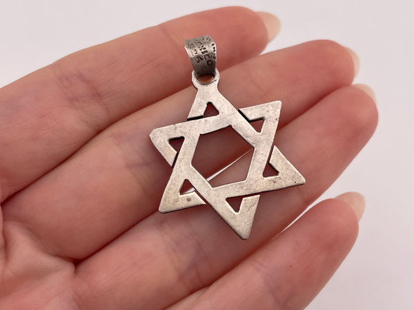 sterling silver Star of David pendant
