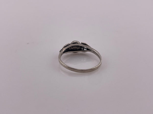 size 6.75 sterling silver mother of pearl ring