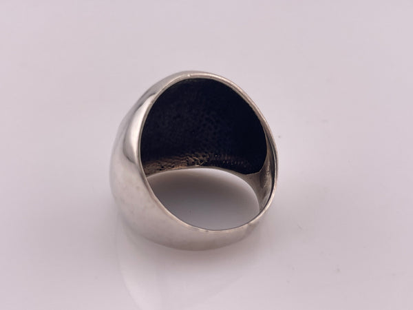 size 9.75 sterling silver stoneless ankh ring