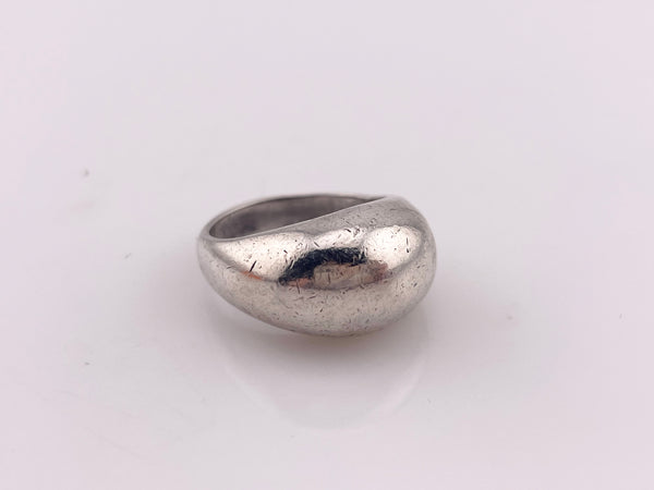 size 6.5 sterling silver James Avery very worn stoneless dome ring