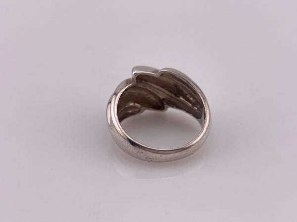 size 7 sterling silver stoneless rigid ring