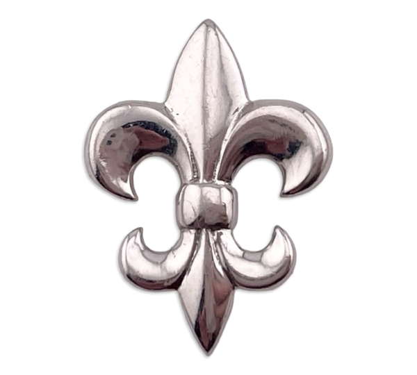 sterling silver fleur-de-lis pendant