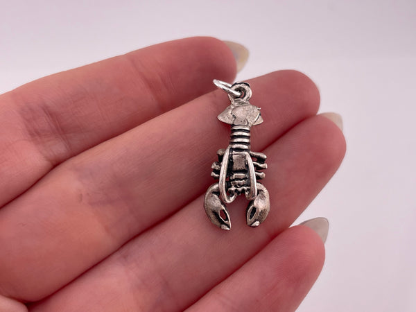 sterling silver lobster pendant ***Claws wiggle***
