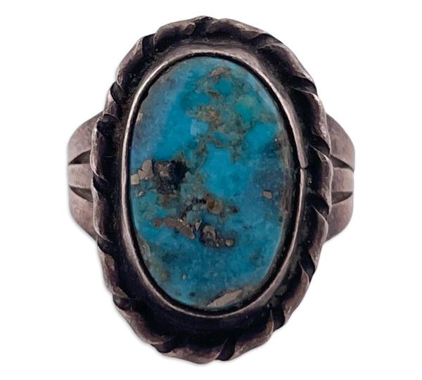 size 5 sterling silver turquosie ring