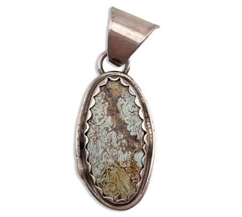 sterling silver turquoise pendant
