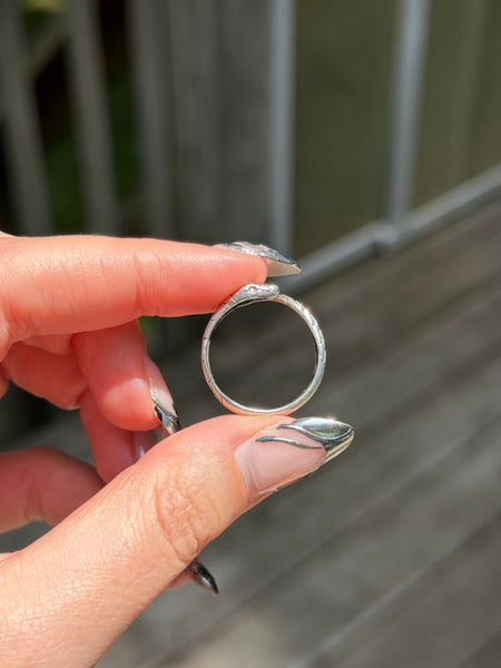 RESERVED PRIVATE LISTING -- sterling silver rings x 2 A7