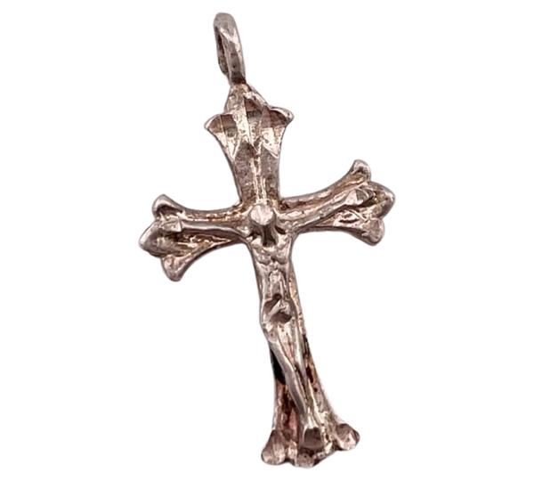sterling silver Crucifix cross pendant ***AS IS***