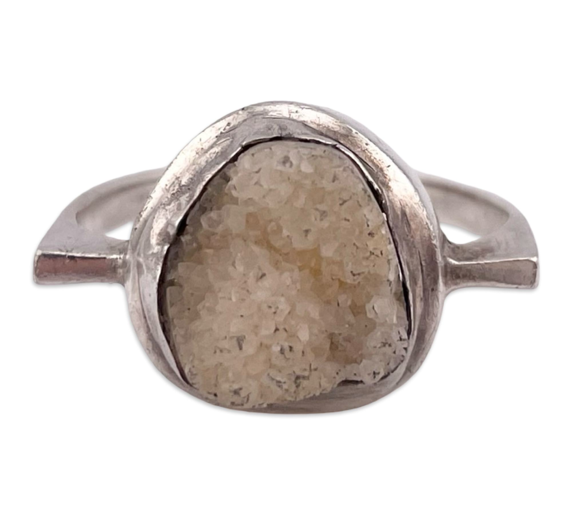 size 9 sterling silver druzy ring