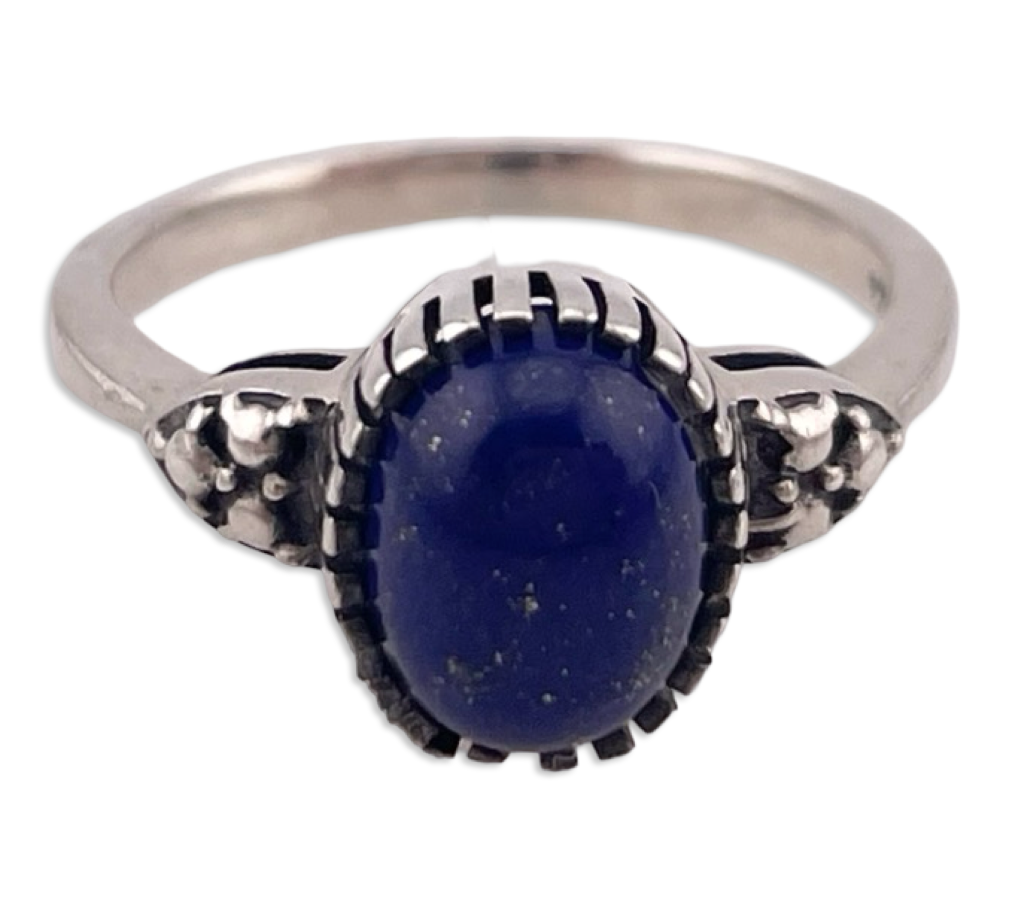 size 7 sterling silver lapis ring