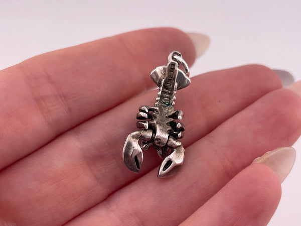 sterling silver lobster pendant ***Claws Wiggle***