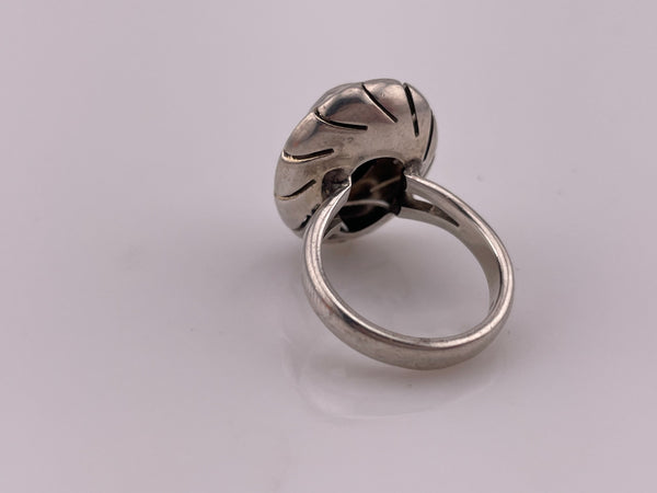 size 6.25 sterling silver onyx ring