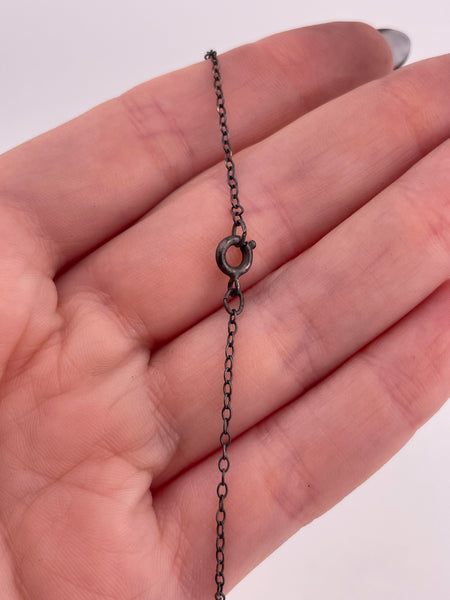 sterling silver multi-stone inlay bird pendant necklace
