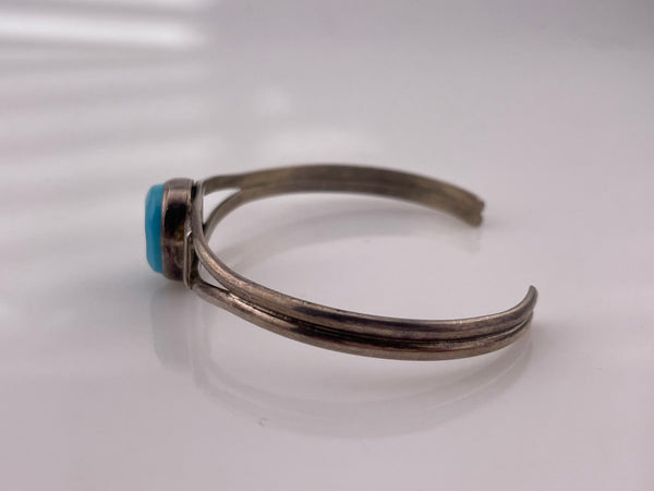 sterling silver turquoise cuff bracelet