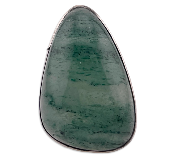 size 5 sterling silver aventurine ring